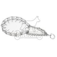 Ошейник строгий быстросъемный с вертлюгом хром 3мм*55см/26455301