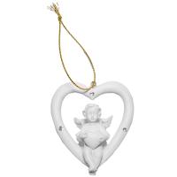 Фигура Подвеска Ангел в сердце/12шт/ 858-373