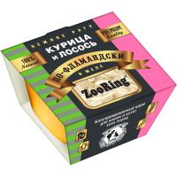 Кошки ZooRing рагу желе индейка/лосось по-фламандски д/кошек и котят ж/б 75гр/12шт/521657