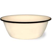 Миска 4л слоновая кость без декора 40304-142 /14шт/Керчь
