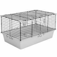 Клетка д/круп. грыз Дарэлл КРОЛИК №4 складная 80*50*43см св-сер-черн/4189/Дарэлл