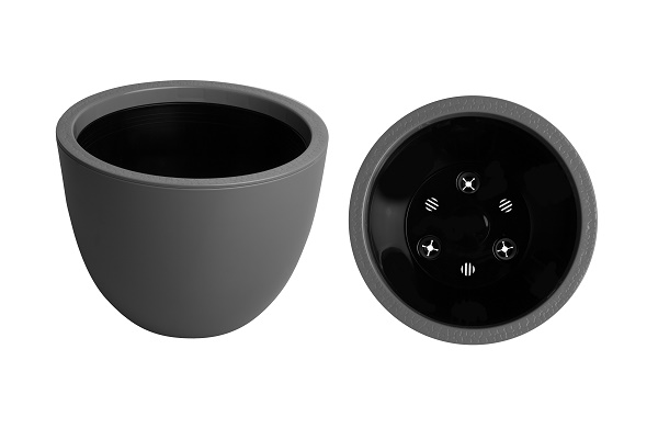 Кашпо Орион 9л серый муссон ОР29-70