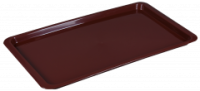 Поднос прямоугольный  малый 43*25см коричневый