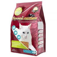 Корм для кошек Ночной охотник 400г для профилактики мочекаменной болезни сухой