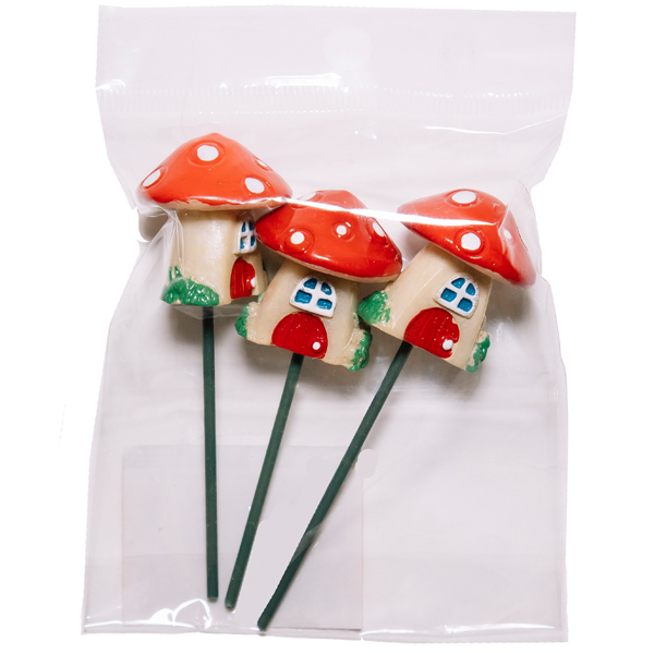 Стикер горшочный Грибочки 3шт 109012