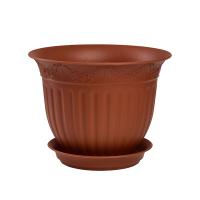 Цветочный горшок Виноград 0,5л терракот с поддоном 5PL0132 