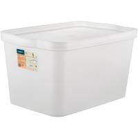 Ящик д/хранения 24л Keeplex Trendy с крышкой матовый кристалл KL3505 /5шт/ПР