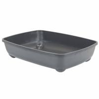 Туалет д/кошек Zoo-M глубокий средний под наполнитель 43*30*10см серый