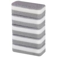 Губка д/посуды (5шт набор) 3-х слойная KS-03 11*7*3,5мм 107560 /шт/Рыжий Кот