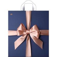 ПТЛ62945 Пакет 38*42 Бант Мокко 1ШТ ПЭ с петлей /50шт/300шт/