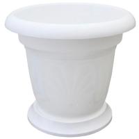 Кашпо Тюльпан №3 8л белый 07043