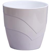 Кашпо Грация 4,5л льняной с вставкой /12шт/ДТ