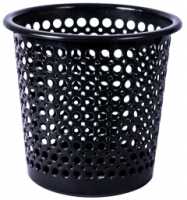 Корзина для мусора Офиса круглая черный