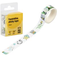 Клейкая лента декоративная 1,5см*3м MESHU "Cozy" /MS_36865/Рельеф