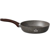R-10628 Сковорода алюмин. литая D28 с антипр. покр. индук. дно коричневый гранит /6шт/Маруся