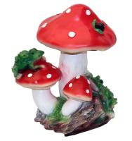 Гриб с лягушкой сред H31см123486/F016
