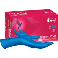 П234802 Перчатки HR латекс. ультрапрочные L синие KHR03ULT /1уп-25пар/ Libry