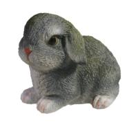 Зайка отдыхает (серый) L17W12H14 713597/F711