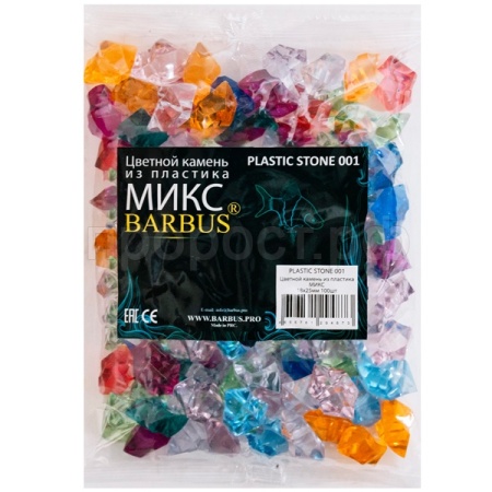 Грунты Цветной камень из акрила 18*25мм МИКС/100шт/Салекс