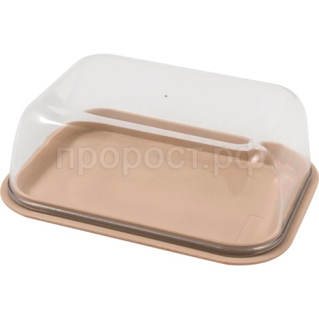 Масленка Plast Team STOCKHOLM двухсторонняя шоколадный мокко РТ9096МЛ-12 /12шт/ПТ