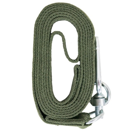 Поводок брезент 35мм*2м + карабин /29820