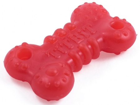 Лакомство для собак Съедобная игрушка косточка с уткой Standart/12шт/014424