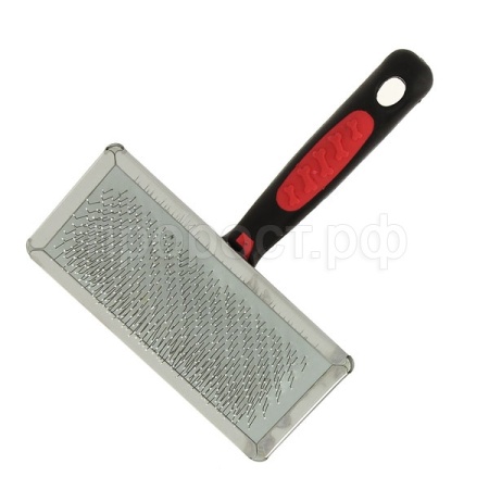 Пуходерка с прорезиненной ручкой с пухосъемником/17500040 /Каскад