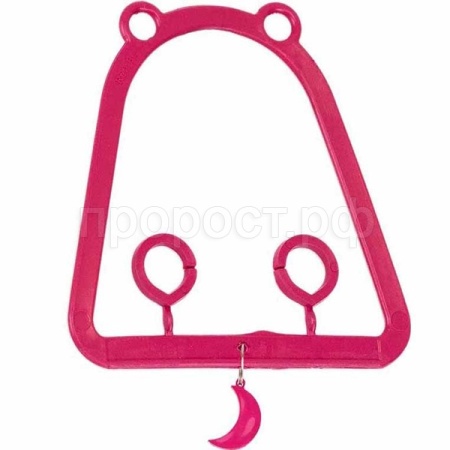 Игрушка д/птиц Качель с с подвесом 9,5*9,5см рубиновая/5028рубин/Дарэлл