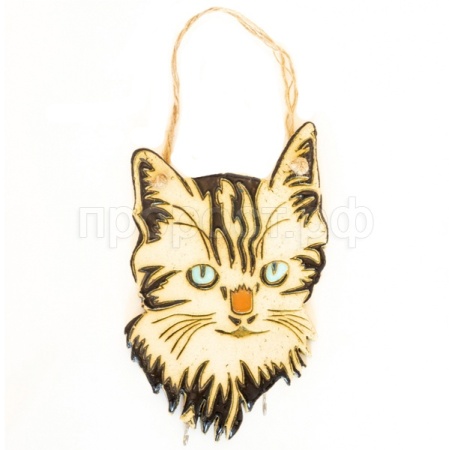Ключница Котенок голубоглазый настенная 117-13/Зол