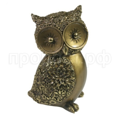Фигура Сова (темное золото) L9W7H13 713858/D150 