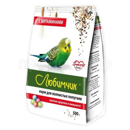 Любимчик для попугаев Витамин 500гр