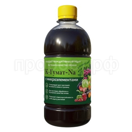 Гумат калия/натрия с микроэлементами 0,5л