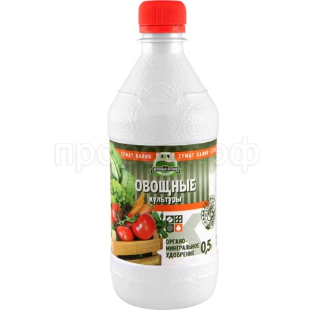 Зеленый Остров Гумат калия 500мл Овощи 2,5%