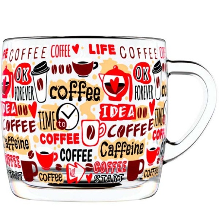 Кружка Кофенечка 300мл /2134-Д