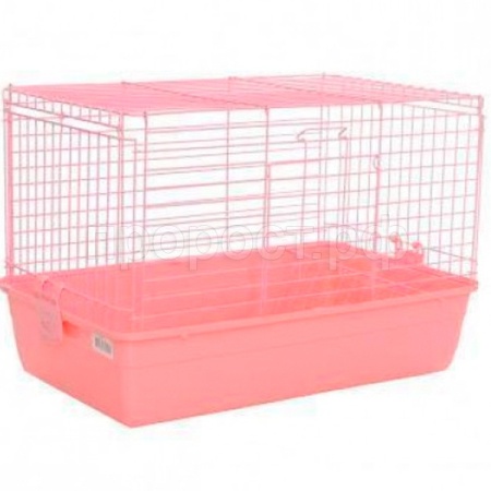 Клетка д/круп. грыз (кролик) N1 ДКкR1Т 60*36*40см серая/4шт/Евро