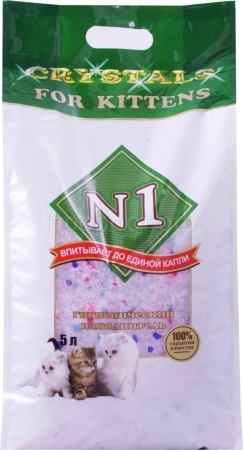 Наполнитель Барсик №1 для котят силикагелевый 5л