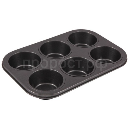 Форма для выпечки кексов (6шт) 31,3*21,7*4см BF-033