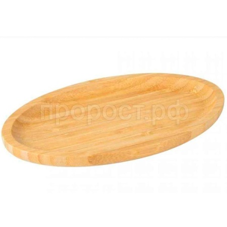 Блюдо сервировочное овальное бамбук 23*14*1,5см КТ-СБ-О-058 /36шт/Катунь