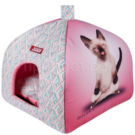 Лежанка Виг-Вам Йога Кэтс №1 розовый/Ксоди