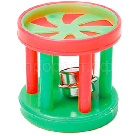 Игрушка к Барабан с колокольчиком пластик 4 см/27754642/Каскад