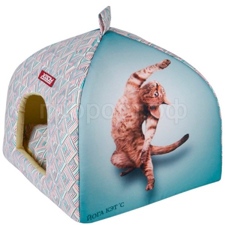 Лежанка Виг-Вам Йога Кэтс №1 зеленый/00417-2/2/Ксоди