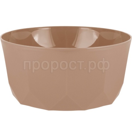 Салатник Plast Team STOCKHOLM 4,6л шоколадный мокко РТ1712 /11шт/ПТ