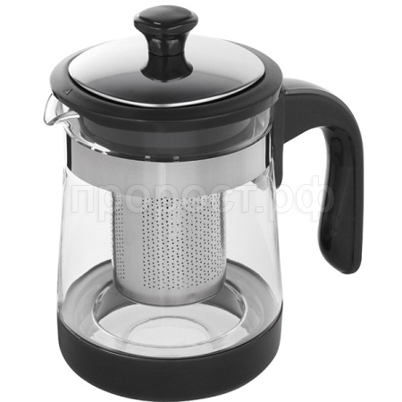 Чайник заварочный Vittoria 0,75л стеклянный фильтр из нерж. стали 910140 /12шт/Mallony