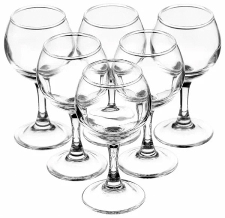 Набор рюмок 6шт 65мл "ФРАНЦУЗСКИЙ РЕСТОРАНЧИК" LUMINARC