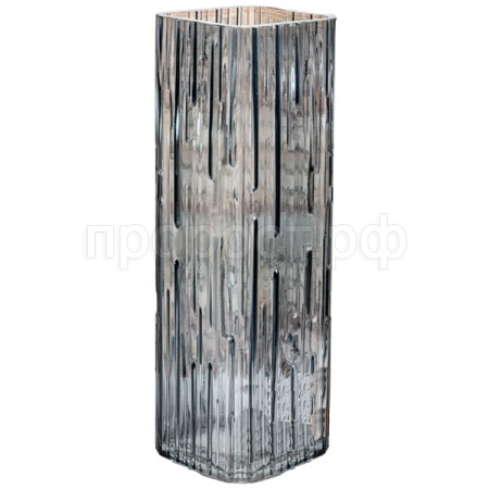 Ваза д/цветов Квадро малая графит стекл. /1903-Н5 /1шт/ДК