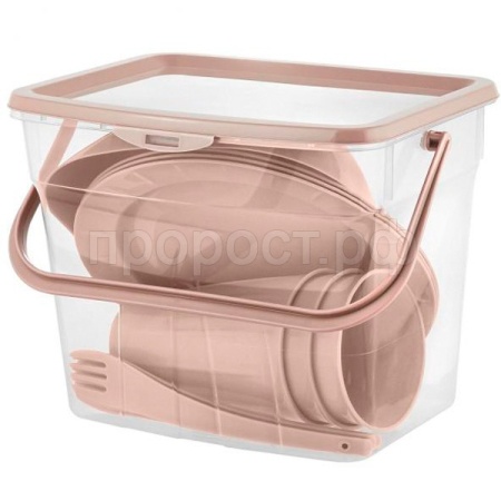 Набор д/пикника Vanilla 3 персон (11 предметов) латте SE1808 /6шт/ПР