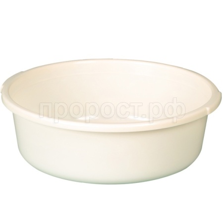 Таз 4л с ручками слоновая кость/10шт/03001/Арз