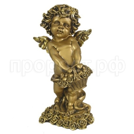 Ангел хранящий любовь золото L11.5W10.5H22.5см 713177/A033