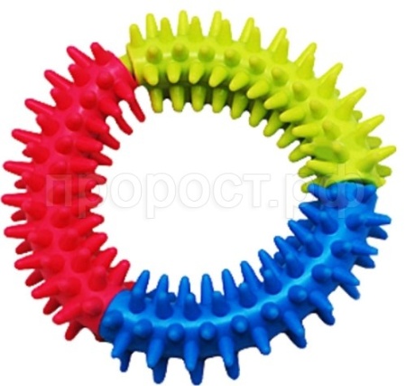 Игрушка для собак Кольцо с шипами 10см ИШ16