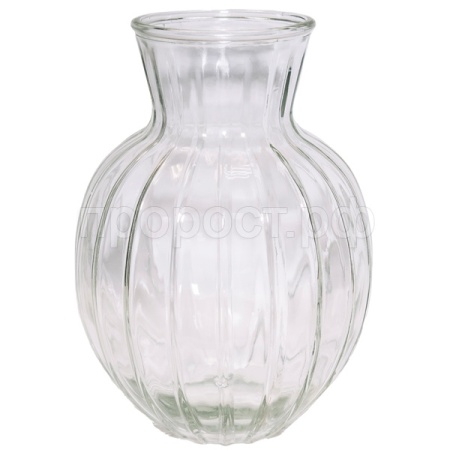 Ваза Белла h24см прозр 073316